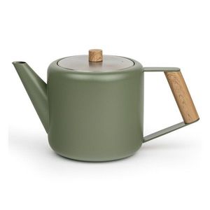 Zelená konvice na čaj z nerezové oceli 1, 1 l Duet Boston – Bredemeijer obraz