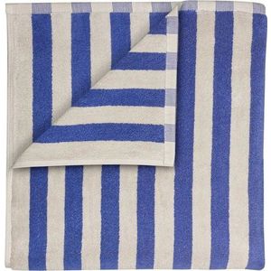 Modrá/krémová froté osuška z bio bavlny 70x140 cm Arto – Blomus obraz
