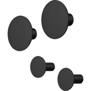 Černé nástěnné háčky v sadě 4 ks Ponto – Blomus obraz