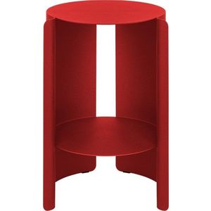 Ocelový kulatý odkládací stolek ø 32 cm Wa – noo.ma obraz