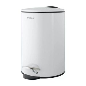 Matně bílý nášlapný ocelový odpadkový koš 3 l Tubo – Blomus obraz