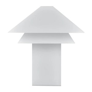 Bílá LED stmívatelná stolní lampa s kovovým stínidlem (výška 33, 5 cm) Sanaka – Blomus obraz