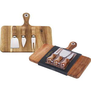 Dřevěné prkénko s příslušenstvím 4 ks 29x25 cm Fromagerie – Ladelle obraz