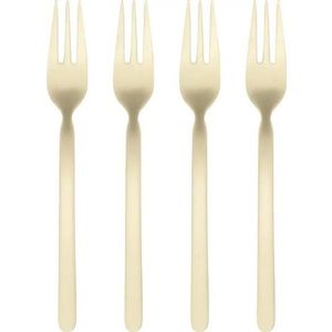 Nerezové dezertní vidličky ve zlaté barvě pro 4 osoby Stella – Blomus obraz