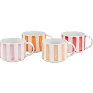 Bílé keramické hrnky v sadě 4 ks na espresso 180 ml Franca – Leopold Vienna obraz