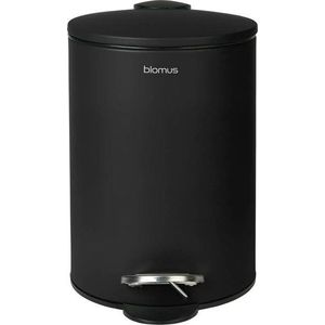 Černý nášlapný ocelový odpadkový koš 3 l Tubo – Blomus obraz