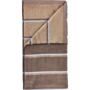 Hnědá/béžová bavlněná osuška 70x140 cm Sauna – Zone obraz