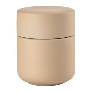 Béžový kameninový koupelnový organizér na vatové tampony Ume – Zone obraz