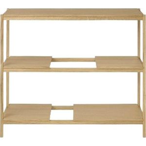 Regál v dekoru dubu v přírodní barvě 105x92x40 cm Sukoya – Blomus obraz