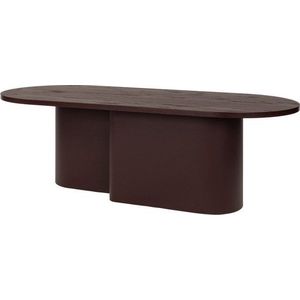 Vínový konferenční stolek s deskou v dubovém dekoru 50x115 cm Looi – noo.ma obraz