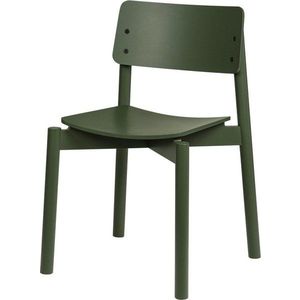 Zelená stohovatelná jídelní židle Wem – noo.ma obraz