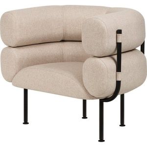 Béžové vlněné křeslo Ubi – noo.ma obraz