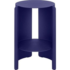 Ocelový kulatý odkládací stolek ø 32 cm Wa – noo.ma obraz