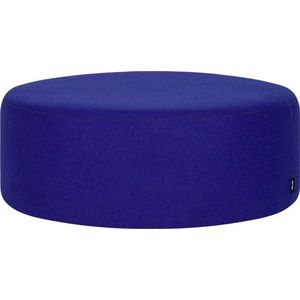 Modrý vlněný taburet Folk – noo.ma obraz