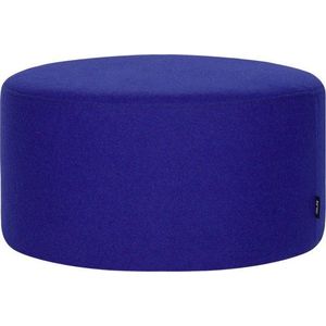 Modrý vlněný taburet Folk – noo.ma obraz
