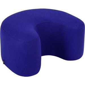 Modrý vlněný taburet Ü – noo.ma obraz