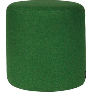 Zelený vlněný taburet Folk – noo.ma obraz