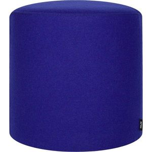 Modrý vlněný taburet Folk – noo.ma obraz