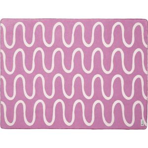 Růžová deka 150x200 cm Swirl – noo.ma obraz