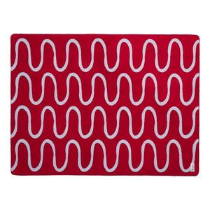 Červená deka 150x200 cm Swirl – noo.ma obraz