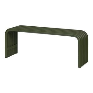 Zelená kovová zahradní lavice Nokk – noo.ma obraz