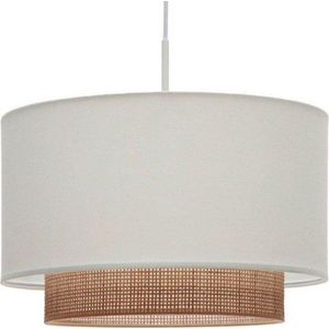 Látkové stínidlo v bílo-přírodní barvě ø 40 cm Erna – Kave Home obraz