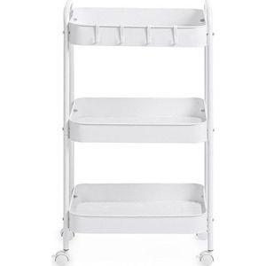 Kovový servírovací stolek na kolečkách 29, 5x41 cm Leiky – Yes Everyday obraz