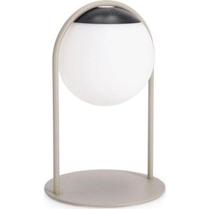 Taupe LED stmívatelná stolní lampa s plastovým stínidlem (výška 21 cm) Pansy – Bizzotto obraz