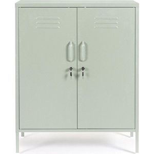 Šalvějově zelená kovová uzamykatelná skříňka 80x101, 5x40 cm Cambridge – Yes Everyday obraz