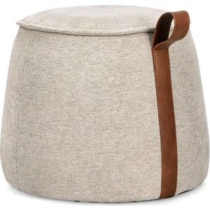 Šedobéžový žinylkový taburet Anila – Bizzotto obraz