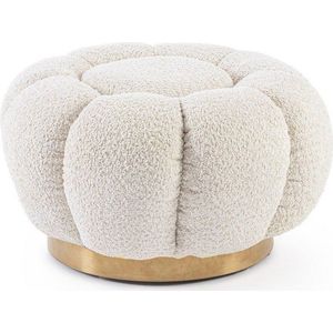 Krémová podnožka z textilie bouclé Florel – Bizzotto obraz