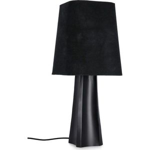 Černá kovová stolní lampa s textilním stínidlem (výška 61 cm) Tripura – Bizzotto obraz