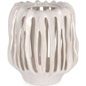 Krémová keramická ručně vyrobená váza (výška 17 cm) Naoko – Bizzotto obraz