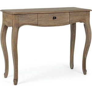 Konzolový stolek z mangového dřeva v tmavě přírodní barvě 40x100 cm Domitille – Bizzotto obraz