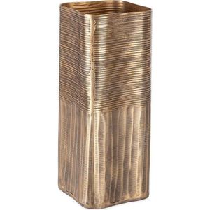 Kovová ručně vyrobená váza ve zlaté barvě (výška 31, 5 cm) Reel – Bizzotto obraz