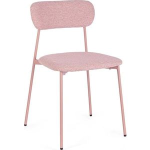 Růžová čalouněná jídelní židle Inka – Yes Everyday obraz