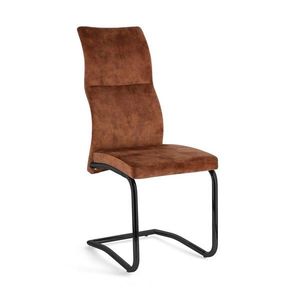 Koňakově hnědá čalouněná jídelní židle Thelma – Bizzotto obraz