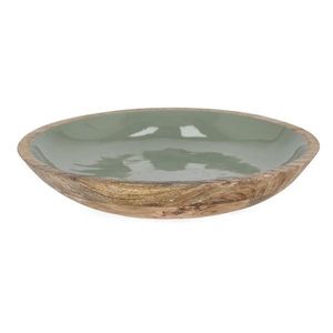 Zelená dřevěná mísa ø 38 cm Thara – Yes Everyday obraz
