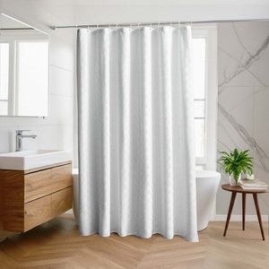 Bílý závěs z mikrovlákna 180x200 cm Baltic – douceur d'intérieur obraz