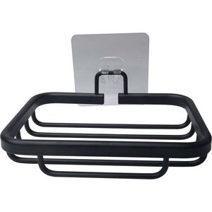 Matně černá kovová mýdlenka bez vrtání Filaire Aluminium – douceur d'intérieur obraz