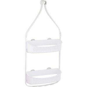 Matně bílá závěsná plastová koupelnová polička Vesper – douceur d'intérieur obraz