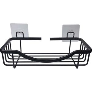 Matně černá hliníková koupelnová polička bez vrtání Filaire Aluminium – douceur d'intérieur obraz