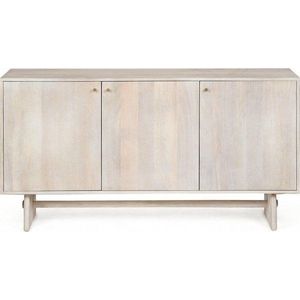 Krémová komoda z mangového dřeva 150x80x45 cm Elishaeva – Bizzotto obraz