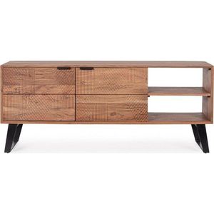 TV stolek z masivu akácie v přírodní barvě 145x60x40 cm Isar – Bizzotto obraz