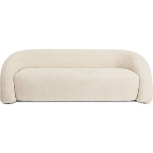 Krémová žinylková pohovka 200 cm Clemence – Bizzotto obraz