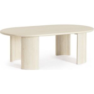 Krémový konferenční stolek z mangového dřeva 80x130 cm Orlando – Bizzotto obraz