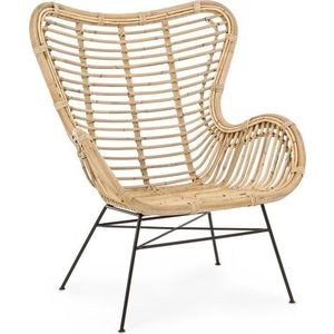 Ratanové zahradní křeslo v přírodní barvě Casilda – Bizzotto obraz