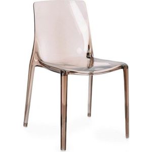 Světle hnědá plastová zahradní židle Adele – Bizzotto obraz