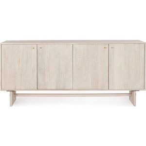 Krémová komoda z mangového dřeva 180x80x45 cm Elishaeva – Bizzotto obraz