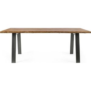 Jídelní stůl s deskou z akácie 95x200 cm Aron – Bizzotto obraz